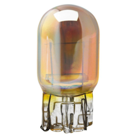T-20 (WY21W) Lampen 21W/12V Amber ChroomCoated Amber, set à 2 stuks