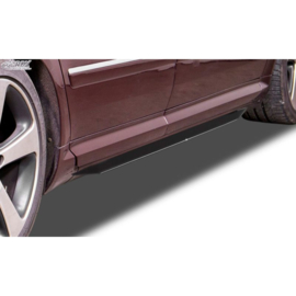 Sideskirts 'Slim' passend voor Audi A8 D3 2003-2009 (ABS zwart glanzend)