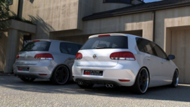 Maxton Design ACHTERKLEP VW GOLF VI MET 2 UITLAATGATEN