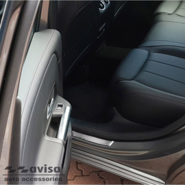 RVS Instaplijsten passend voor Mercedes B-Klasse W247 2019- 2-delig (achterdeuren)