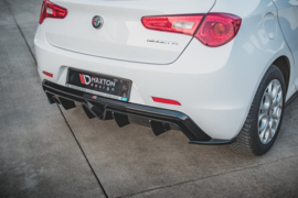Maxton Design REAR SIDE SPLITTERS V.3 ALFA ROMEO GIULIETTA FACELIFT Gloss Black