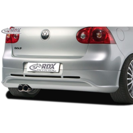 Achterskirt passend voor Volkswagen Golf V GTI/R Hatchback 3/5-deurs 2003-2008 (uitlaat links/rechts) excl. Variant/Plus (ABS)