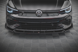 Maxton Design Frontsplitter V.2 + kleppen Volkswagen Golf R Mk8