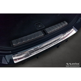 RVS Achterbumperprotector passend voor BMW 3 Serie Touring (G21) Facelift 2022- met M-Pakket 'Ribs'