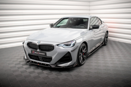 Maxton Design Frontsplitter V.2 + kleppen BMW 2 Coupé M-Pack / M240i G42