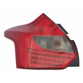 Set LED Achterlichten passend voor Ford Focus III 5-deurs 2011- - Rood/Smoke