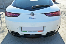 Maxton Design CENTRALE ACHTERSPLITTER ALFA ROMEO BRERA (MET VERTICALE SPIJLEN) (ZONDER VERTICALE SPIJLEN) Gloss Black