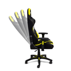 Sparco Bureaustoel / Gamestoel Torino - Zwart/Geel - Verstelbaar
