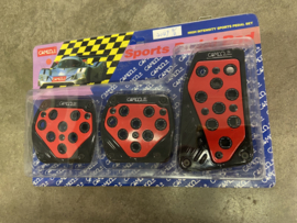 Camco Pedal Set Red/Black Universeel