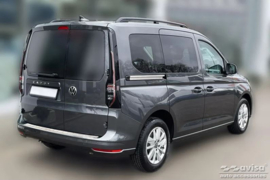 RVS Achterbumperprotector passend voor Volkswagen Caddy V 2020- 'Ribs'