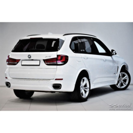 RVS Achterbumperprotector passend voor BMW X5 F15 2013-2018 met M-Pakket 'Ribs'