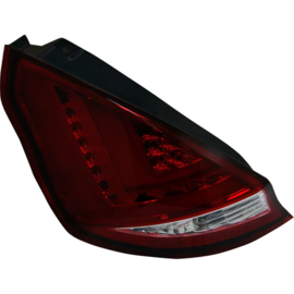 Set LED Achterlichten passend voor Ford Fiësta VII 3/5-deurs 2013-2015 - Rood/Helder