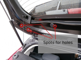 Maxton Design Dakspoiler (RS-look) Ford Fiesta Mk7 / Mk7 FL