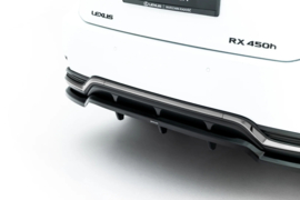 Maxton Design Achtersplitter (met verticale stangen) Lexus RX Mk4 Facelift + Lexus RX F-Sport Mk4 Facelift