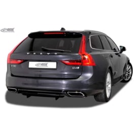 Achterskirt 'Diffusor U-Diff' passend voor Volvo S90/V90 R-Design 2016- (PU)