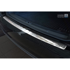 RVS Achterbumperprotector passend voor Audi A6 Sedan Facelift 2015-2018 excl. C8 'Ribs'