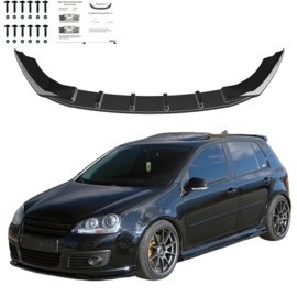 Oneway Voorspoilerlip passend voor Volkswagen Golf V GTi/GTD 2003-2008 – Glanzend zwart