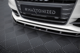 Maxton Design VOORSPLITTER V.1 AUDI S3 / A3 S-LINE SPORTBACK / HATCHBACK 8V Gloss Black