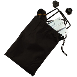 Opvouwbare daktas 320L Zwart 105x80x45cm