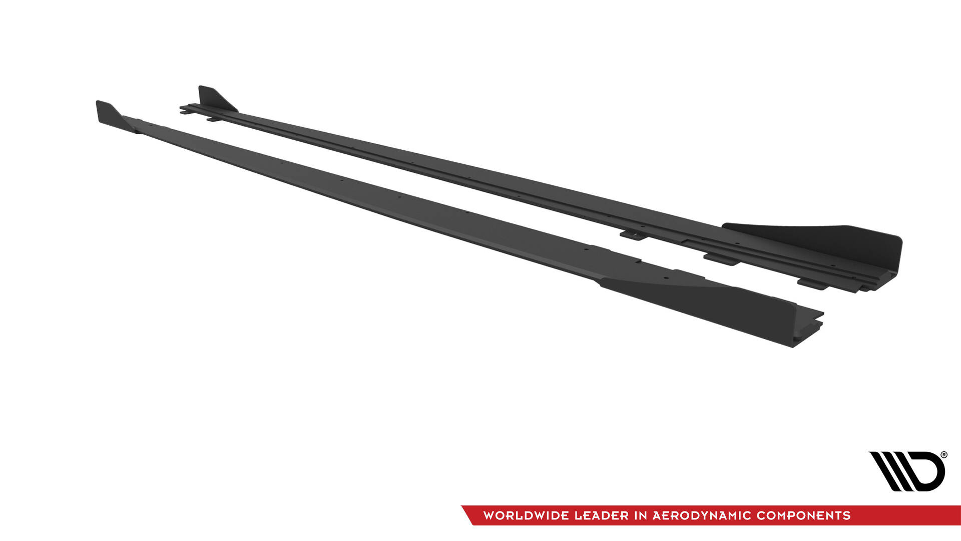 Maxton Design STREET PRO SIDESKIRTS DIFFUSERS + FLAPS AUDI S3 / A3 S-LINE SEDAN 8V