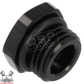 Verloop D06 male - 1/8npt female Zwart incl. O-ring