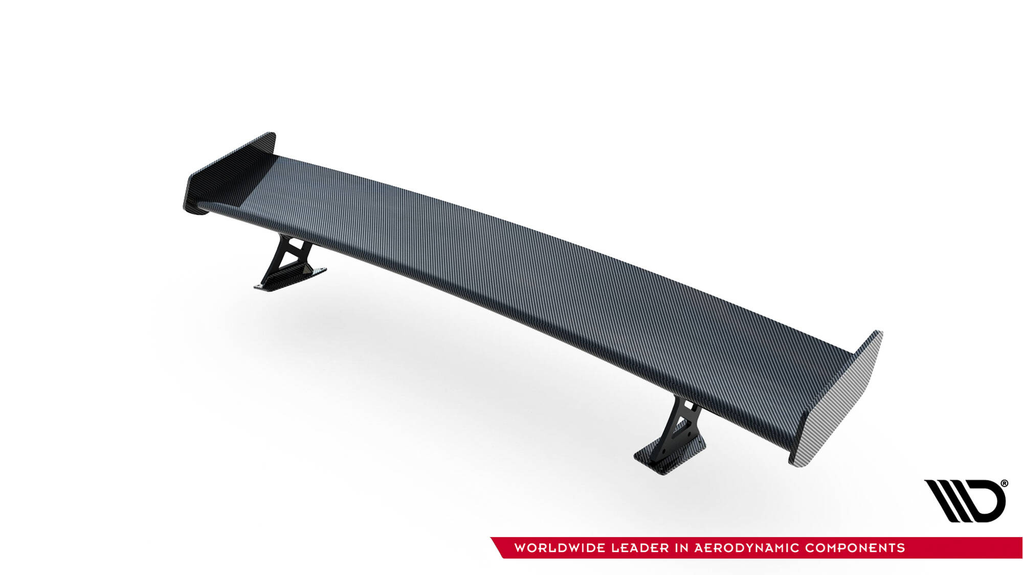 Maxton Design Carbon spoiler met externe beugels, Audi A3 / A3 S-Line / S3 / RS3 Sedan 8V / 8V Facelift
