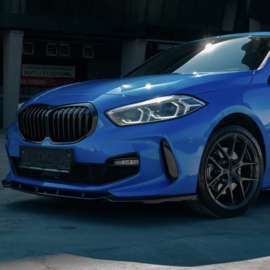 Oneway Voorspoilerlip passend voor BMW 1-Serie F40 M-Pack/M135i 2019- - Glanzend zwart