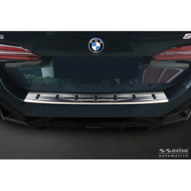 Avisa RVS Achterbumperprotector STRONG EDITION passend voor BMW 5 Serie Touring (G61) 2024- incl. M-Sport - Zilver