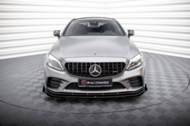 Maxton Design Street Pro Frontsplitter + Flaps Mercedes-AMG C43 Coupé C205 Facelift