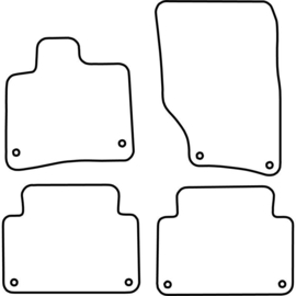 Automatten passend voor Audi Q7 2006-2015