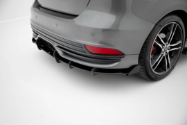 Maxton Design Street Pro Achter Diffuser + Flaps Ford Focus ST Mk3 Facelift