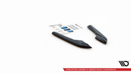 Maxton Design ACHTERZIJSPLITTERS AUDI S3 SEDAN 8V Gloss Black