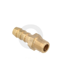 Slangpilaar messing recht 8 mm - 1/4" NPT