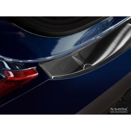 Zwart RVS Achterbumperprotector passend voor BMW 3-Serie G20 Sedan M-Pakket 2018-