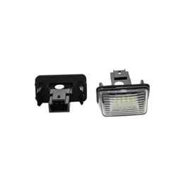 Set pasklare LED nummerplaat verlichting passend voor Citroën/Peugeot diversen