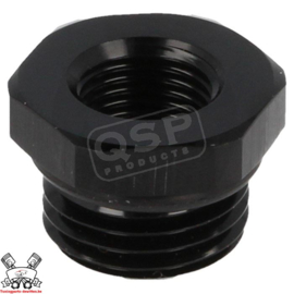 Verloop D06 male - 1/8npt female Zwart incl. O-ring
