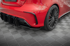 Maxton Design Street Pro Achterzijde Splitters + Flaps Mercedes-Benz A 45 AMG W176 Facelift