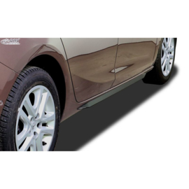 Sideskirts 'Slim' passend voor Opel Astra K Sportstourer 2015- (ABS zwart glanzend)