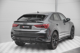 Maxton Design Achtersplitter (met verticale spijlen) Audi Q3 Sportback S-Line