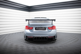 Maxton Design Carbon Spoiler Met Externe Beugels Staanders BMW 4 F32 / 4 F32 M-Pack Coupé