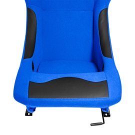 Sportstoel 'BW' - Blauw - Vaste rugleuning - incl. sledes