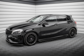 Maxton Design Street Pro Zijskirts Diffusers Mercedes-Benz A AMG-Line W176 Facelift