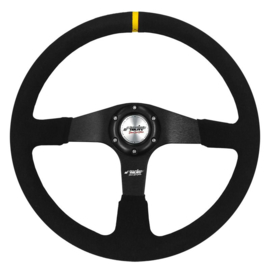 Simoni Racing Sportstuur Defender 380mm - Zwart Suede