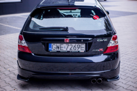 Maxton Design REAR SIDE SPLITTERS HONDA CIVIC EP3 (MK7) TYPE-R/S FACELIFT Gloss Black