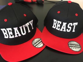Beauty & Beast Cap zwart/rood