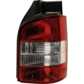 Set Achterlichten passend voor Volkswagen Transporter T5 2003-2015 - Rood/Wit (voor modellen met achterdeuren)