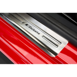 RVS Instaplijsten passend voor Skoda Fabia III Combi/Hatchback 2014-2018 & FL 2018-2021 - 'Exclusive' - 4-delig