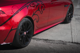 Maxton Design Zijskirts Diffusers Jaguar XE R-Dynamic X760 Facelift
