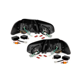 Set R-Look LED Achterlichten passend voor Volkswagen Golf VI 2008-2012 excl. Variant - Zwart/Smoke