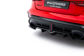 Maxton Design Achtersplitter (met verticale spijlen) V.1 Audi RS3 Sedan 8Y Facelift